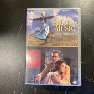 Sound Of Music / West Side Story 2DVD (VG/M-) -musikaali-